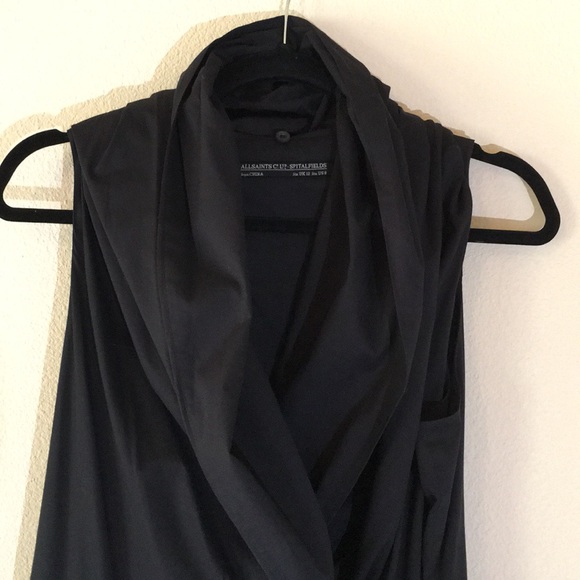Sz 8 All Saints Spitafields Black dress - Picture 4 of 8